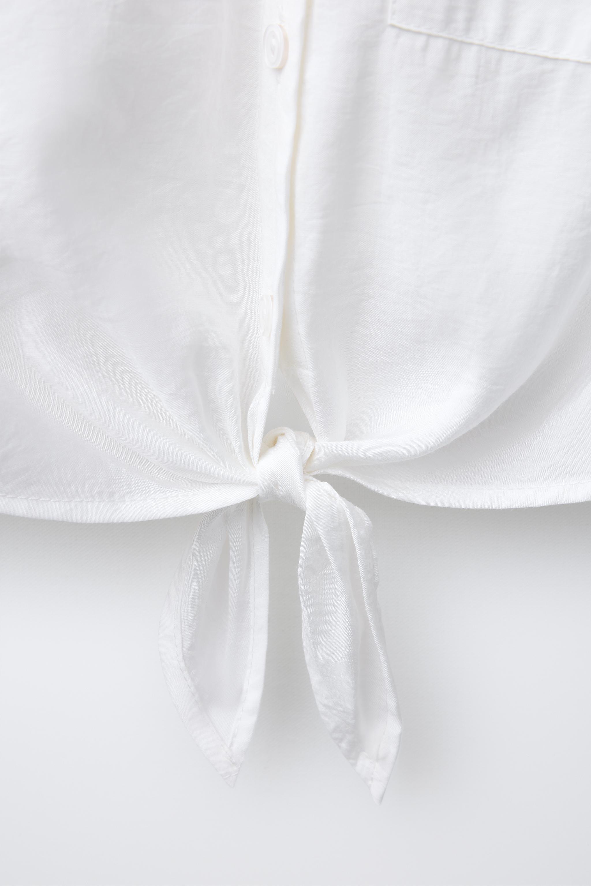 CHEMISE FLUIDE À NŒUD